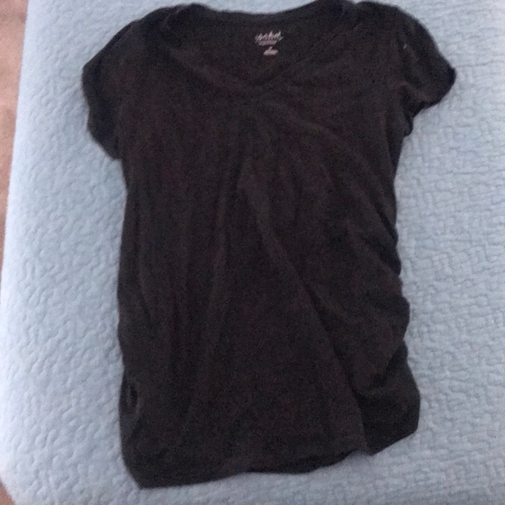 Black maternity t shirt